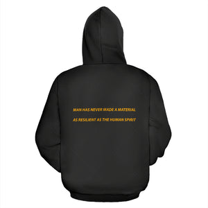 Live Unbreakable Hoodie w/back quote